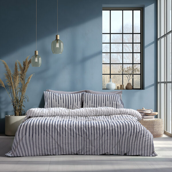 Beauty Home Σετ παπλωματοθήκη υπέρδιπλη Glory Art 12362 230x250 Εκρού,Ανθρακί