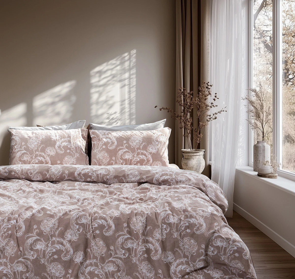 Beauty Home Σετ σεντόνια μονά Glory Art 12368 170x265 Μπεζ