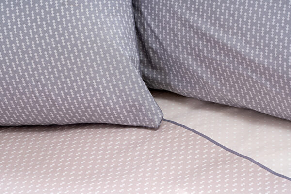 Beauty Home Σετ κουβερλί υπέρδιπλο Glory Art 12369 220x240 Γκρι,Μπεζ