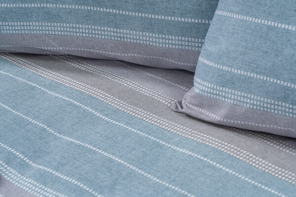 Beauty Home Σετ παπλωματοθήκη υπέρδιπλη Glory Art 12373 230x250 Γκρι,Μπλε