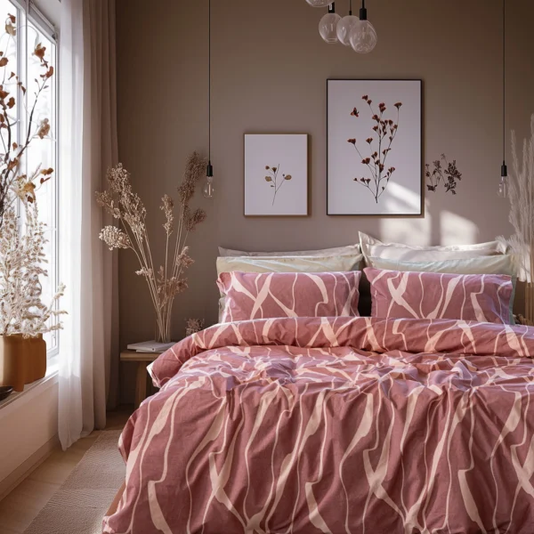 12375 Beauty Home Σετ σεντόνια υπέρδιπλα Glory Art 12375 240x265 Σάπιο Μήλο,Ροζ