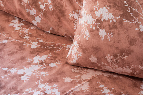 Beauty Home Σετ κουβερλί υπέρδιπλο Glory Art 12376 220x240 Κεραμιδί