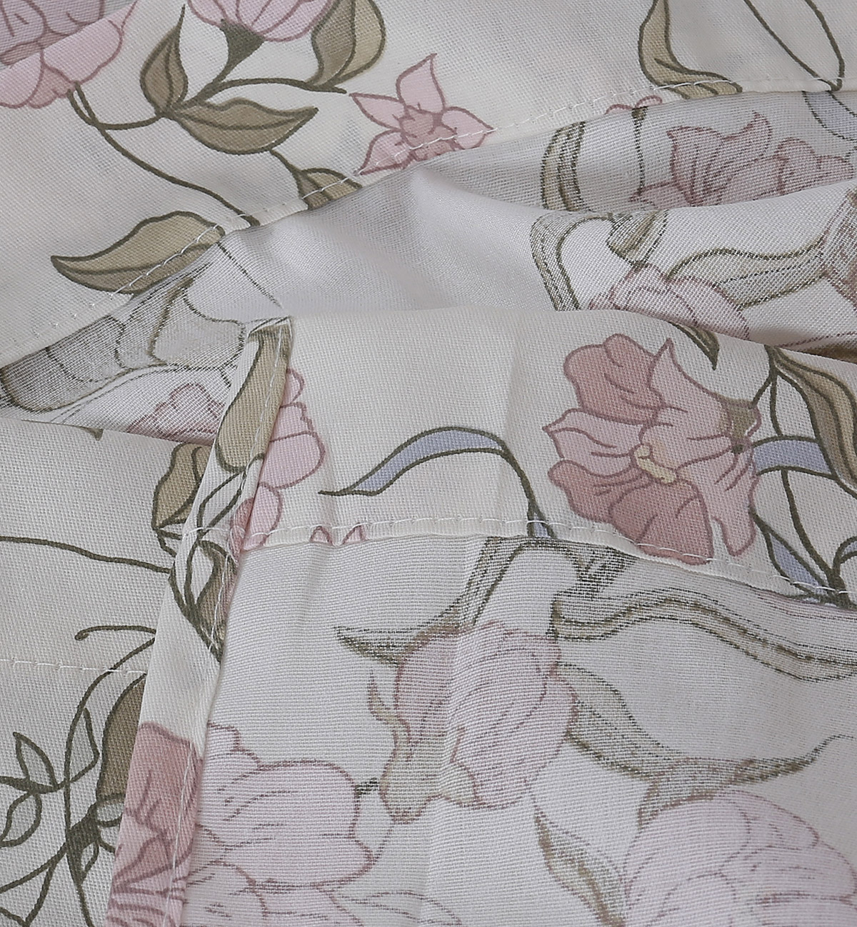 Beauty Home Σετ σεντόνια υπέρδιπλα με λάστιχο Memories Art 12675 165x200+30 Μπεζ,Ροζ