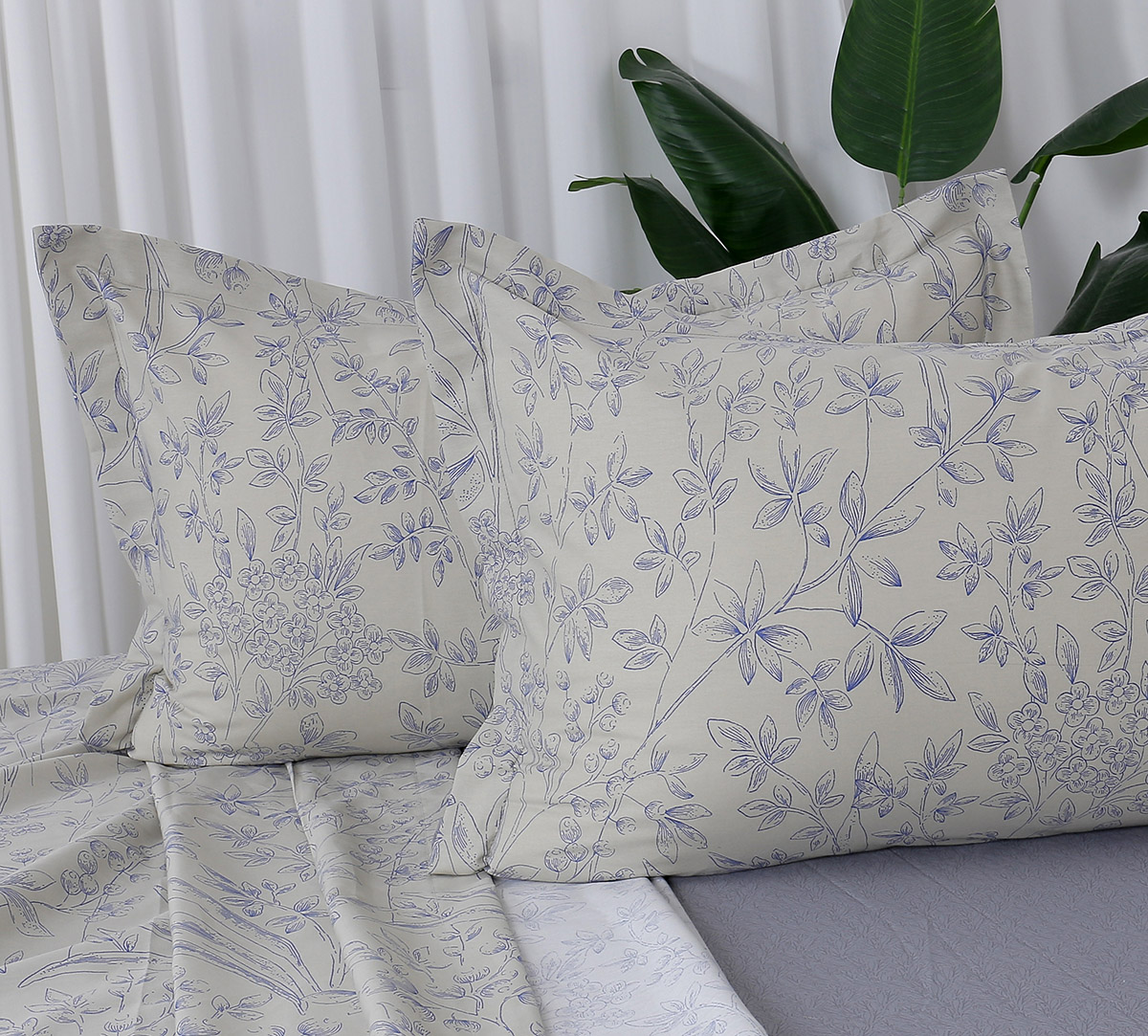 Beauty Home Σετ σεντόνια υπέρδιπλα με λάστιχο Memories Art 12677 165x200+30 Μπεζ,Γκρι