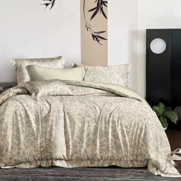 12678 Beauty Home Σετ παπλωματοθήκη υπέρδιπλη Memories Art 12678 230x250 Μπεζ