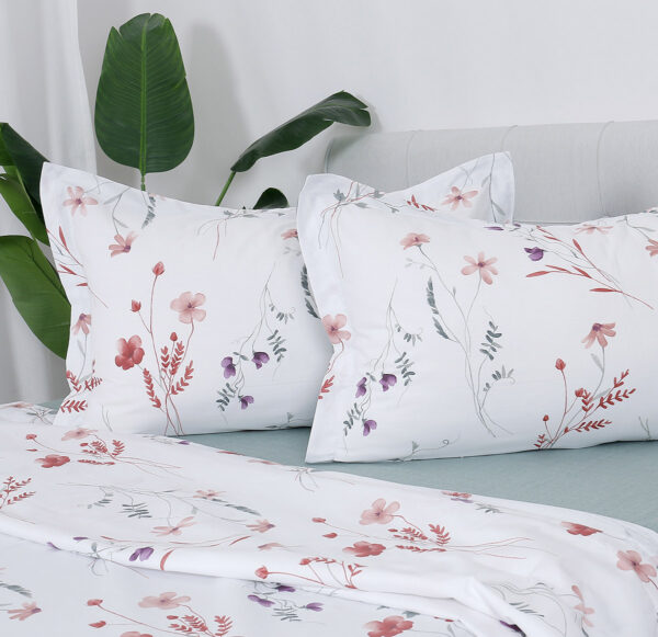 Beauty Home Σετ σεντόνια υπέρδιπλα Memories Art 12681 230x260 Εκρού,Βεραμάν