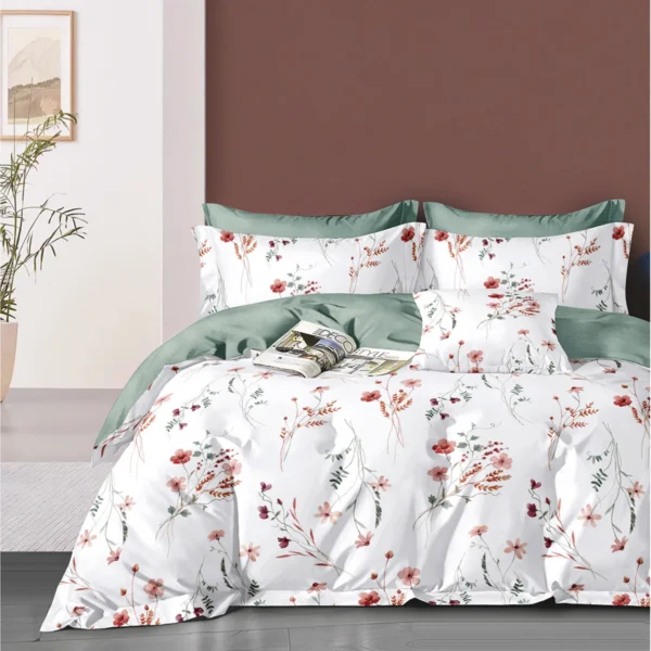 Beauty Home Σετ κουβερλί υπέρδιπλο Memories Art 12681 220x240 Εκρού,Βεραμάν