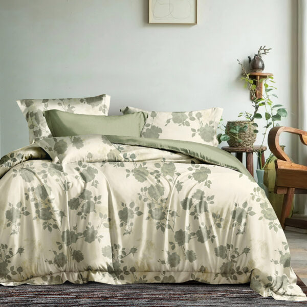 Beauty Home Σετ κουβερλί υπέρδιπλο Memories Art 12686 220x240 Λαδί