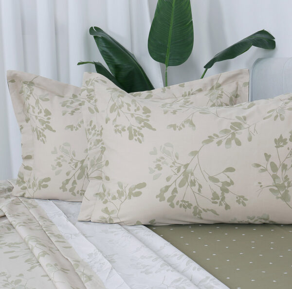 Beauty Home Σετ σεντόνια υπέρδιπλα με λάστιχο Memories Art 12687 165x200+30 Μπεζ