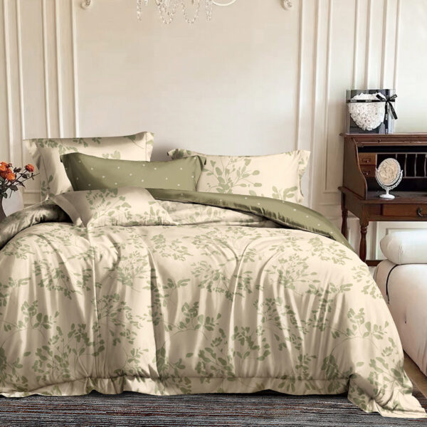 Beauty Home Σετ κουβερλί υπέρδιπλο Memories Art 12687 220x240 Μπεζ