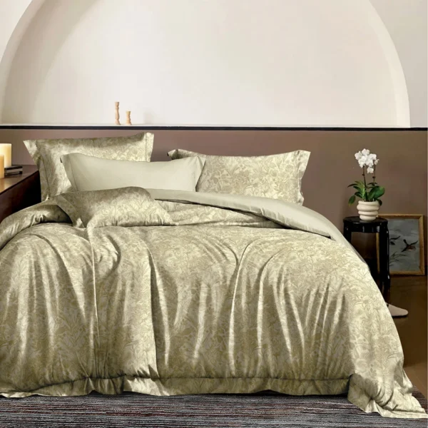 12689 Beauty Home Σετ σεντόνια υπέρδιπλα Memories Art 12689 230x260 Μπεζ