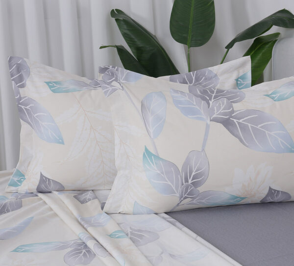 Beauty Home Σετ σεντόνια υπέρδιπλα με λάστιχο Memories Art 12692 165x200+30 Μπεζ