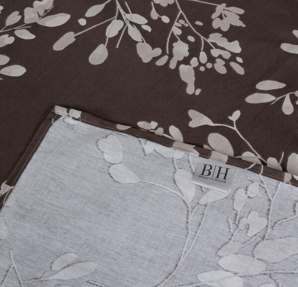 Beauty Home Σετ σεντόνια υπέρδιπλα με λάστιχο Memories Art 12693 165x200+30 Καφέ