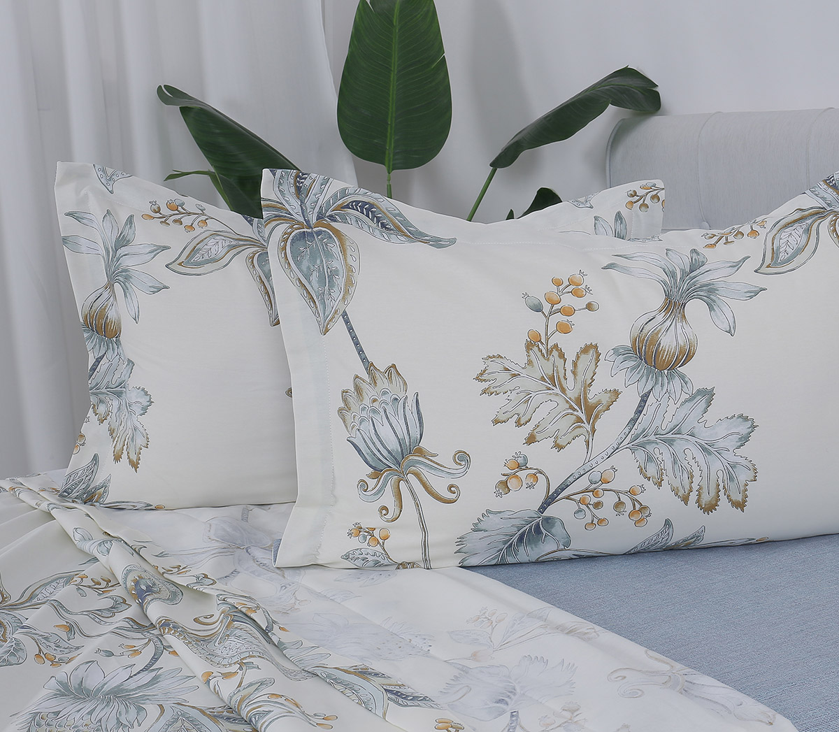 Beauty Home Σετ σεντόνια υπέρδιπλα με λάστιχο Memories Art 12694 165x200+30 Μπεζ