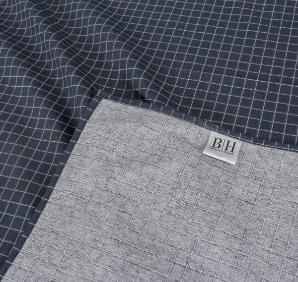 Beauty Home Σετ σεντόνια υπέρδιπλα με λάστιχο Memories Art 12697 165x200+30 Ανθρακί