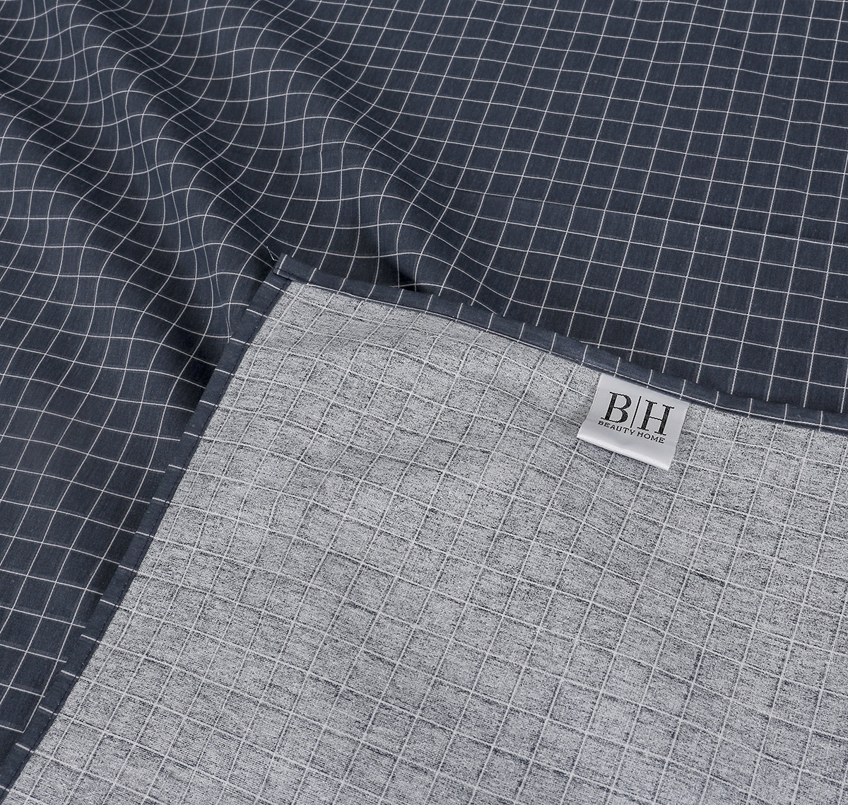 Beauty Home Σετ σεντόνια υπέρδιπλα με λάστιχο Memories Art 12697 165x200+30 Ανθρακί