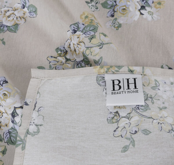 Beauty Home Σετ σεντόνια υπέρδιπλα με λάστιχο Memories Art 12698 165x200+30 Μπεζ