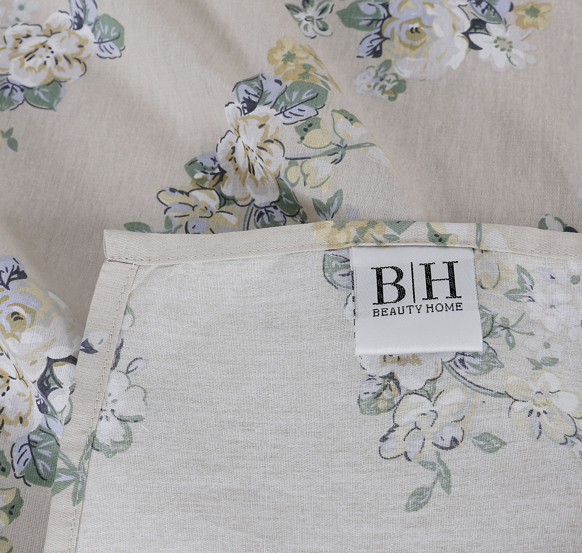 Beauty Home Σετ σεντόνια υπέρδιπλα με λάστιχο Memories Art 12698 165x200+30 Μπεζ