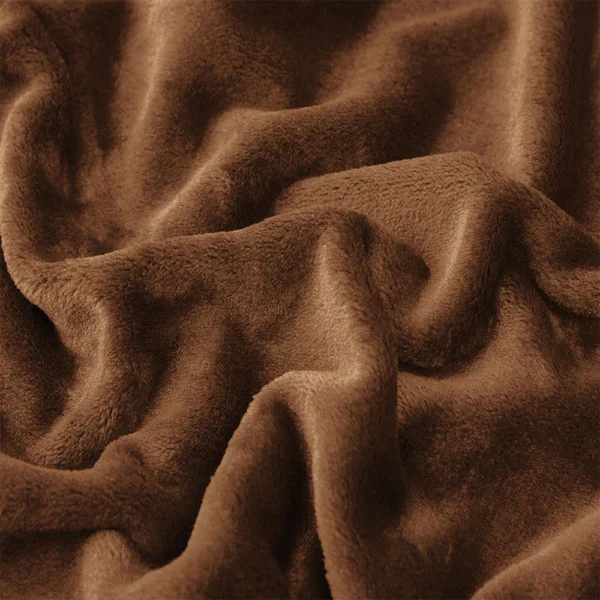 1300001474-a LINO ΚΟΥΒΕΡΤΑ ΒΕΛΟΥΤΕ PELLO BROWN 220X240