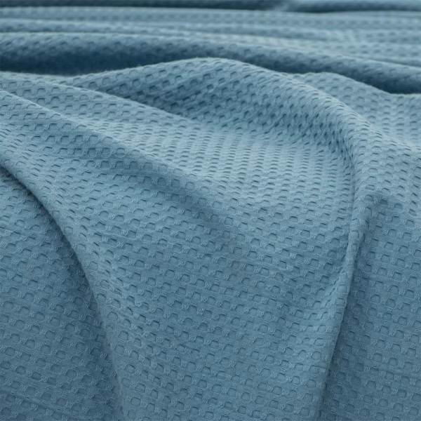 LINO Κουβέρτα King Size (240x260) Πικέ Cocoon Πετρόλ