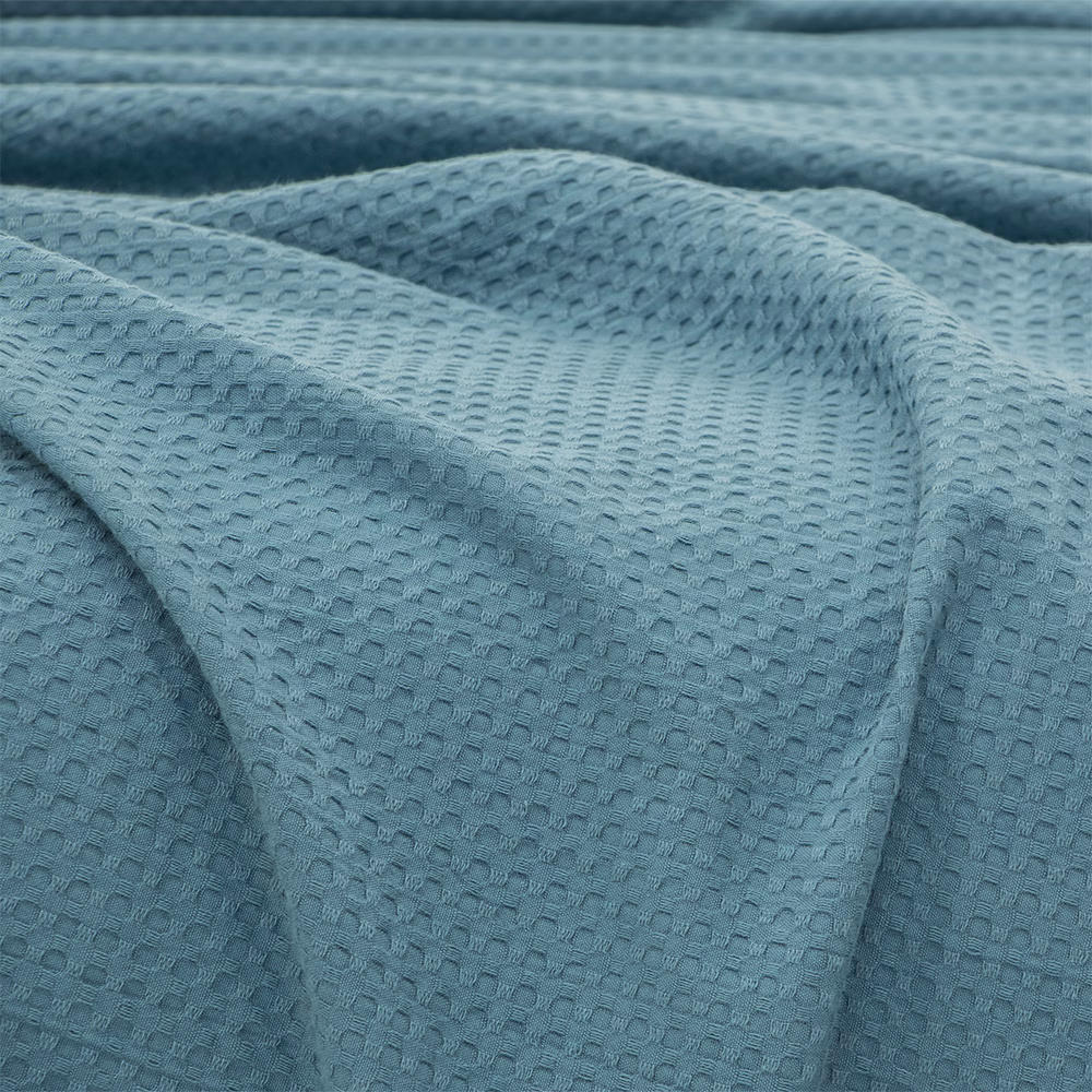 LINO Κουβέρτα King Size (240x260) Πικέ Cocoon Πετρόλ