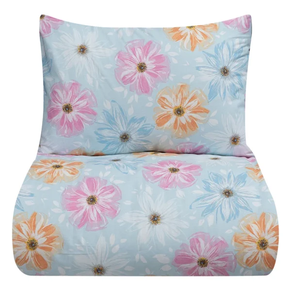 LINO ΣΕΤ ΠΑΠΛΩΜΑΤΟΘΗΚΗ BLUME BLUE 160X240