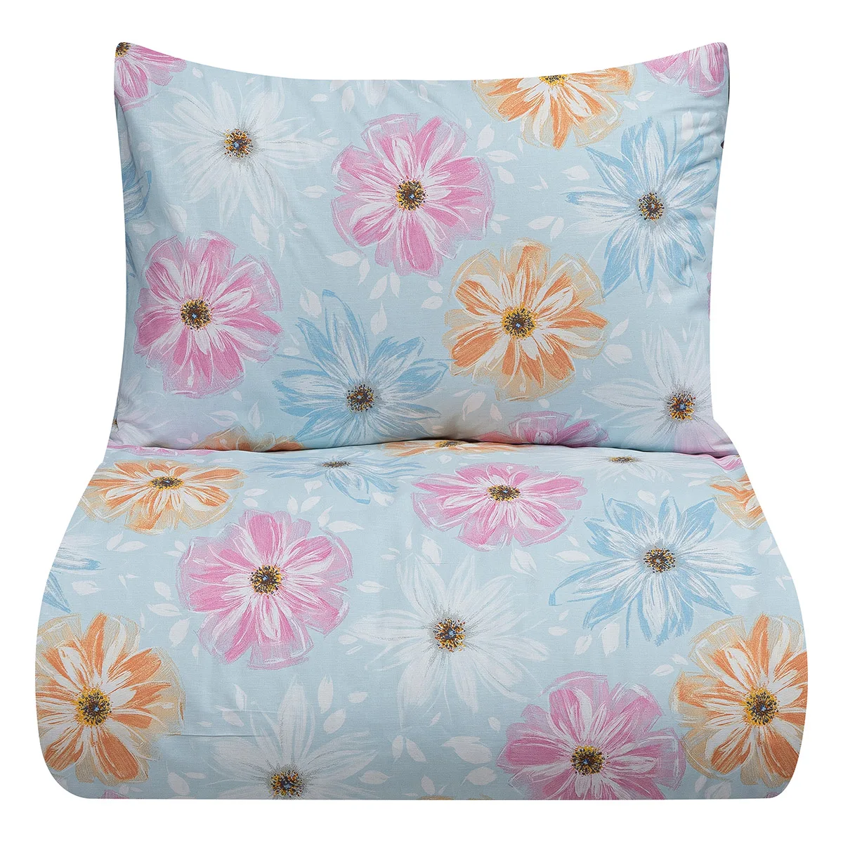 LINO ΣΕΤ ΠΑΠΛΩΜΑΤΟΘΗΚΗ BLUME BLUE 160X240