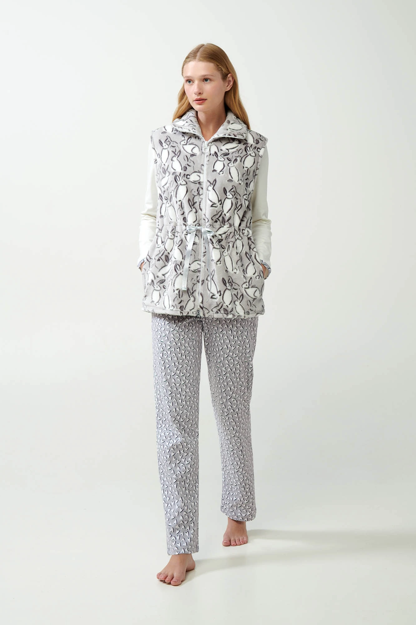 Fleece Γιλέκο με Φερμουάρ