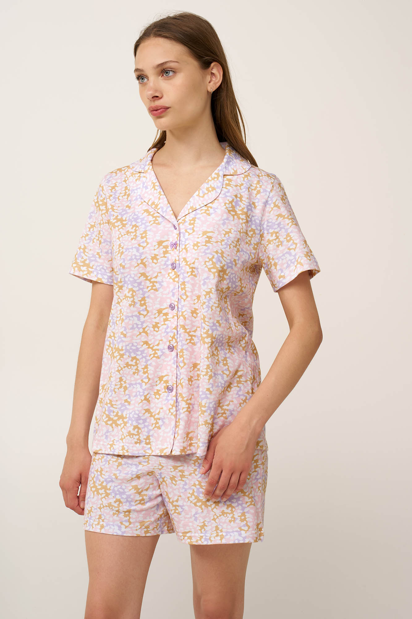 Γυναικεία Βαμβακερή Κουμπωτή Πυτζάμα