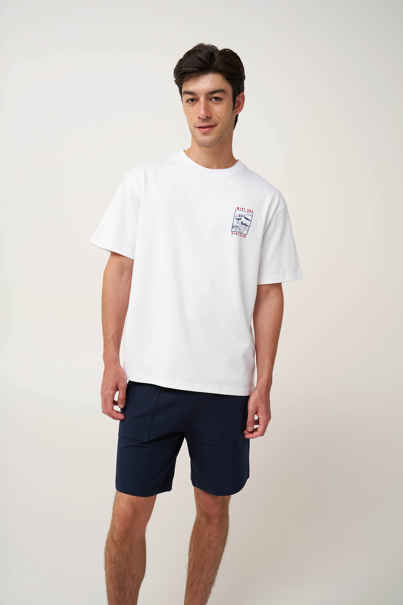 Ανδρική Βαμβακερή Μπλούζα με Τύπωμα