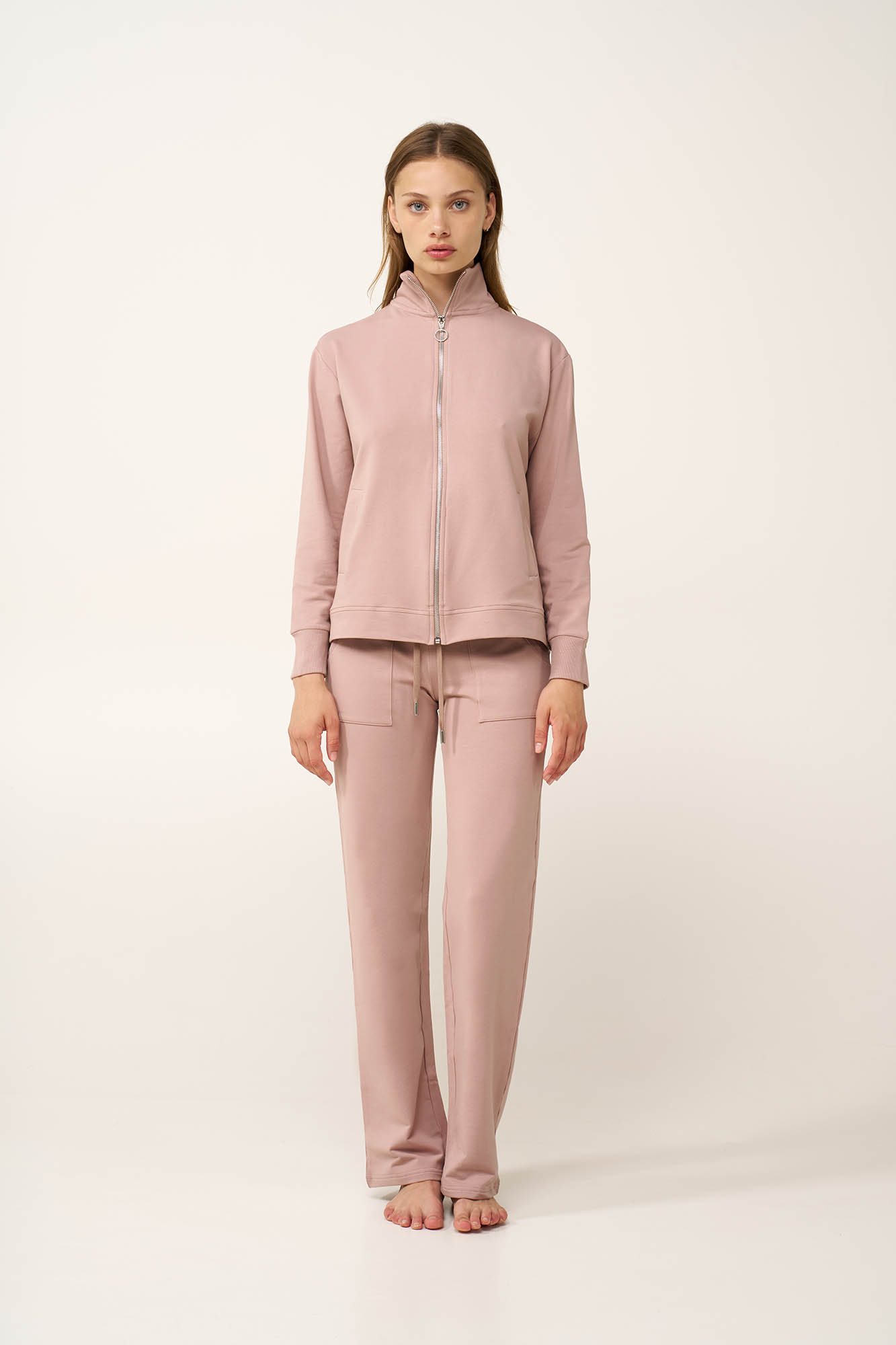 Γυναικεία Ζακέτα Φούτερ με Φερμουάρ