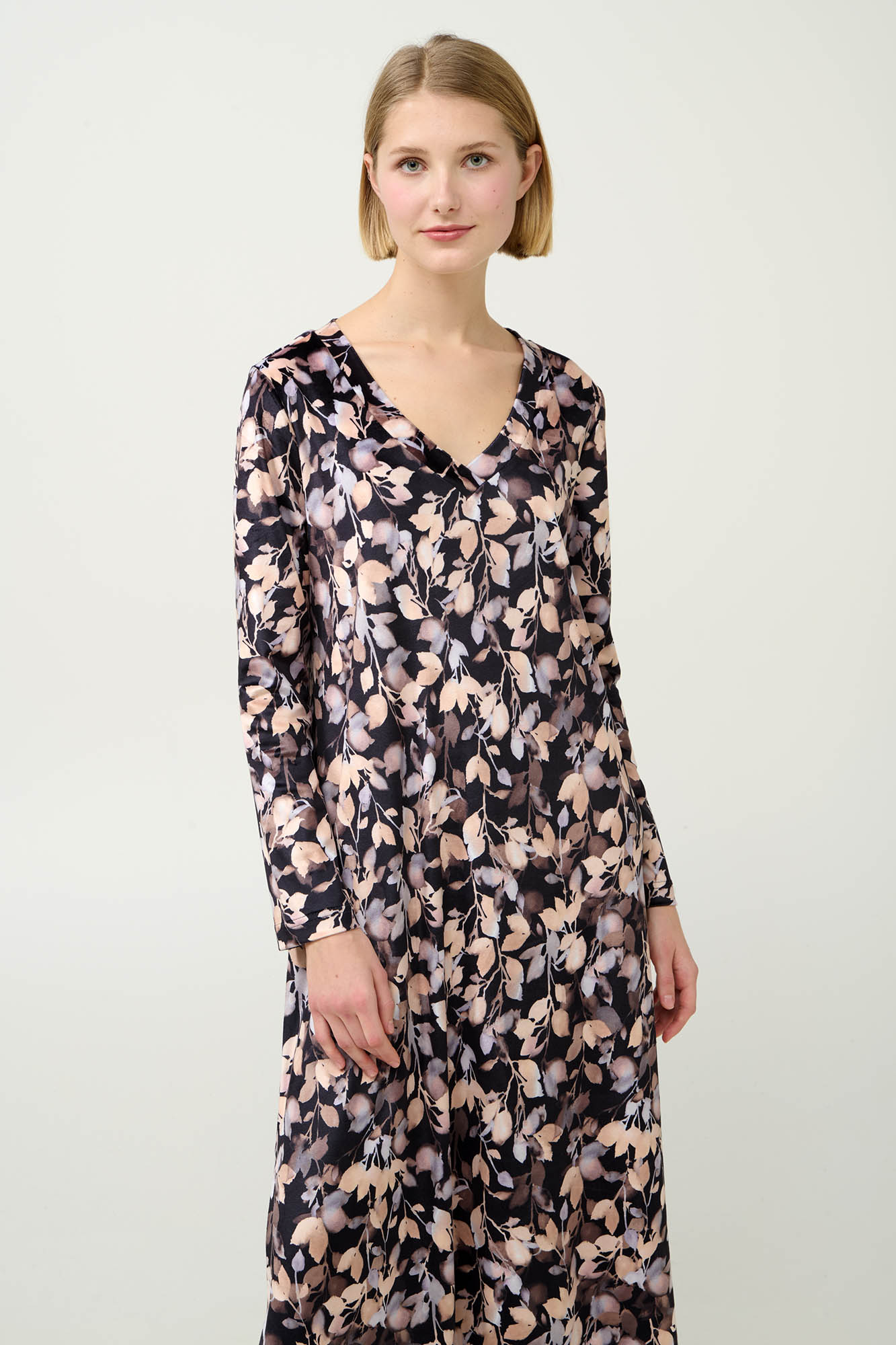 Γυναικείο Φλοράλ Φόρεμα Velvet