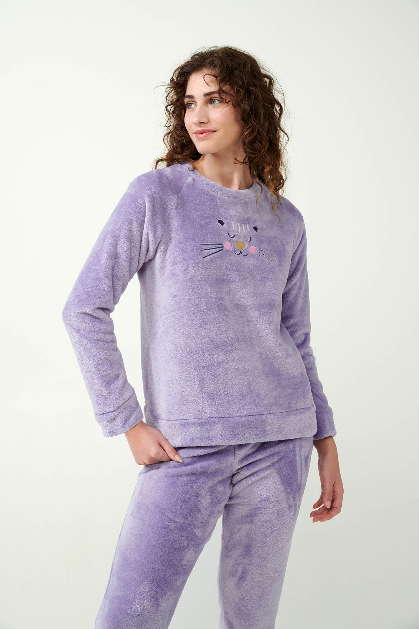 Πυτζάμα Fleece με Μανσέτες