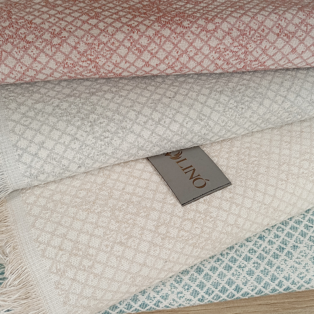 LINO Ριχτάρι Πολυθρόνας (180x180) Serpente Γκρι