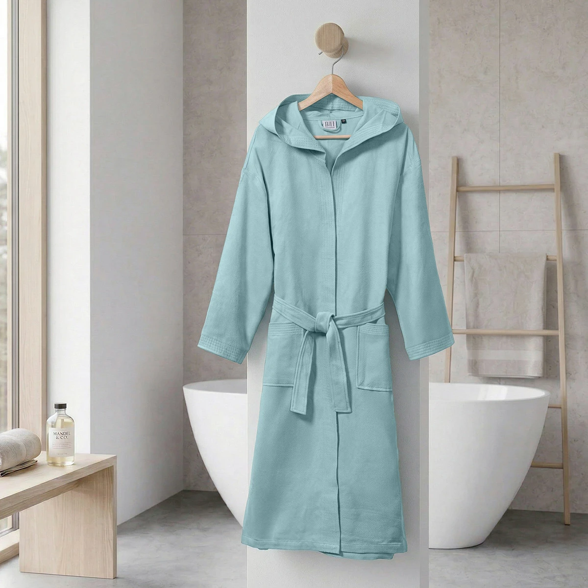 3475 Beauty Home Μπουρνούζι με κουκούλα Mojo Art 3475 Βεραμάv