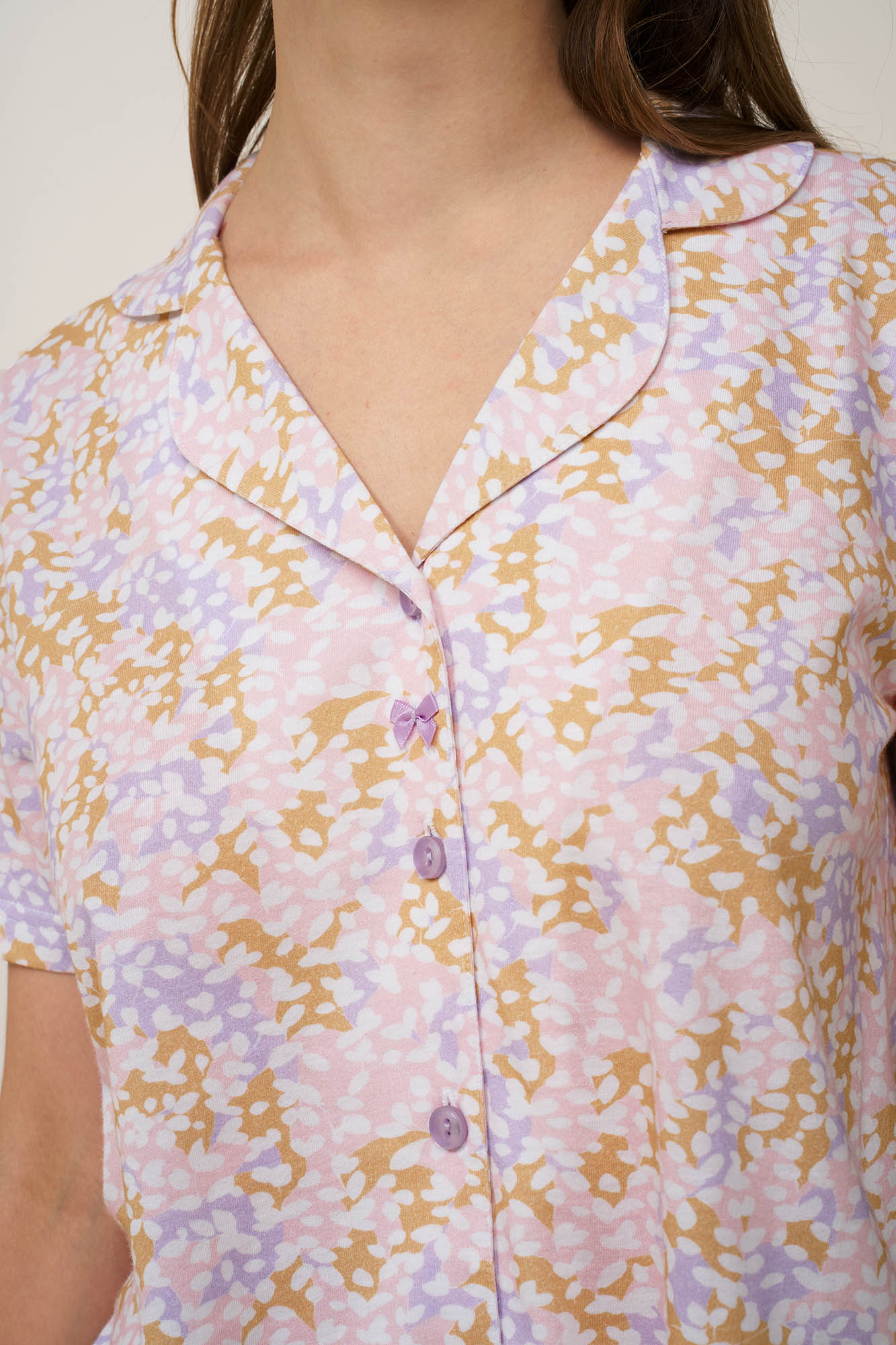 Γυναικεία Βαμβακερή Κουμπωτή Πυτζάμα