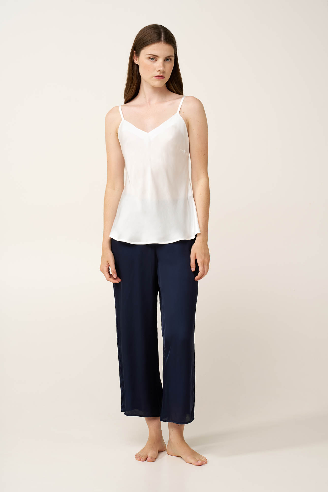 Γυναικείο Σατέν Φανελάκι με Τιράντες