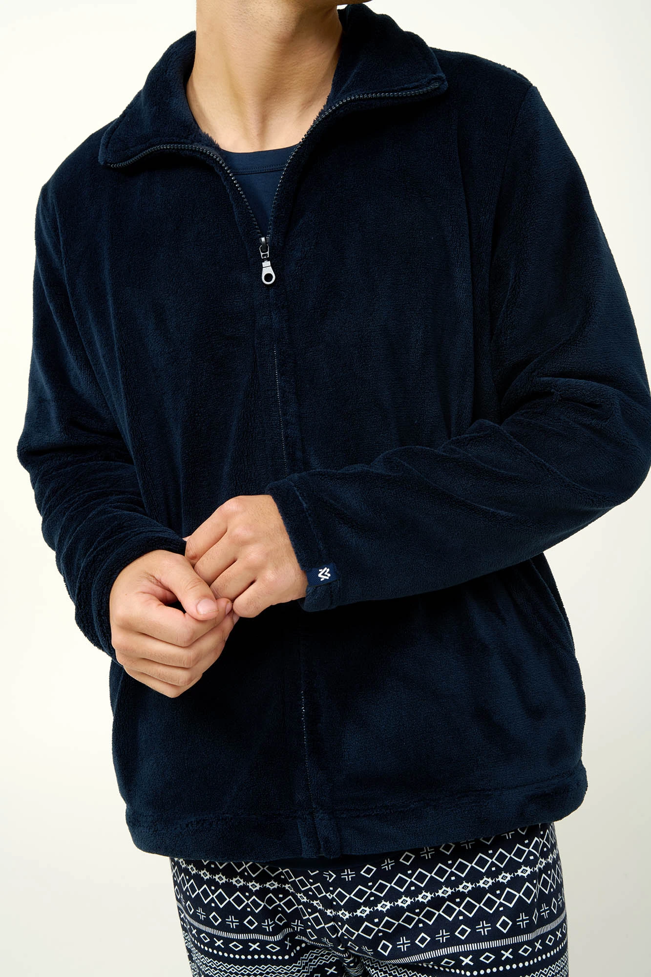 Ανδρικό Fleece Τζάκετ με Φερμουάρ