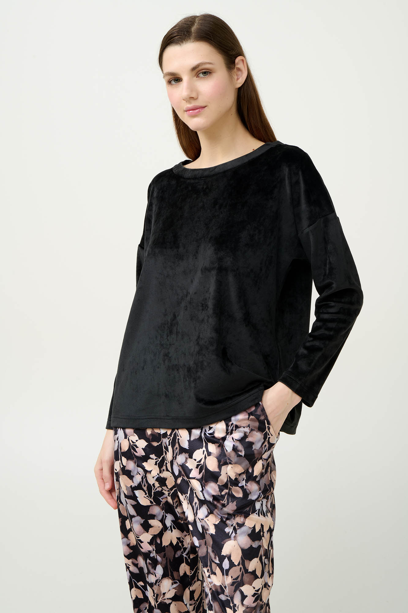 Γυναικείο Velvet Σετ Σπιτιού