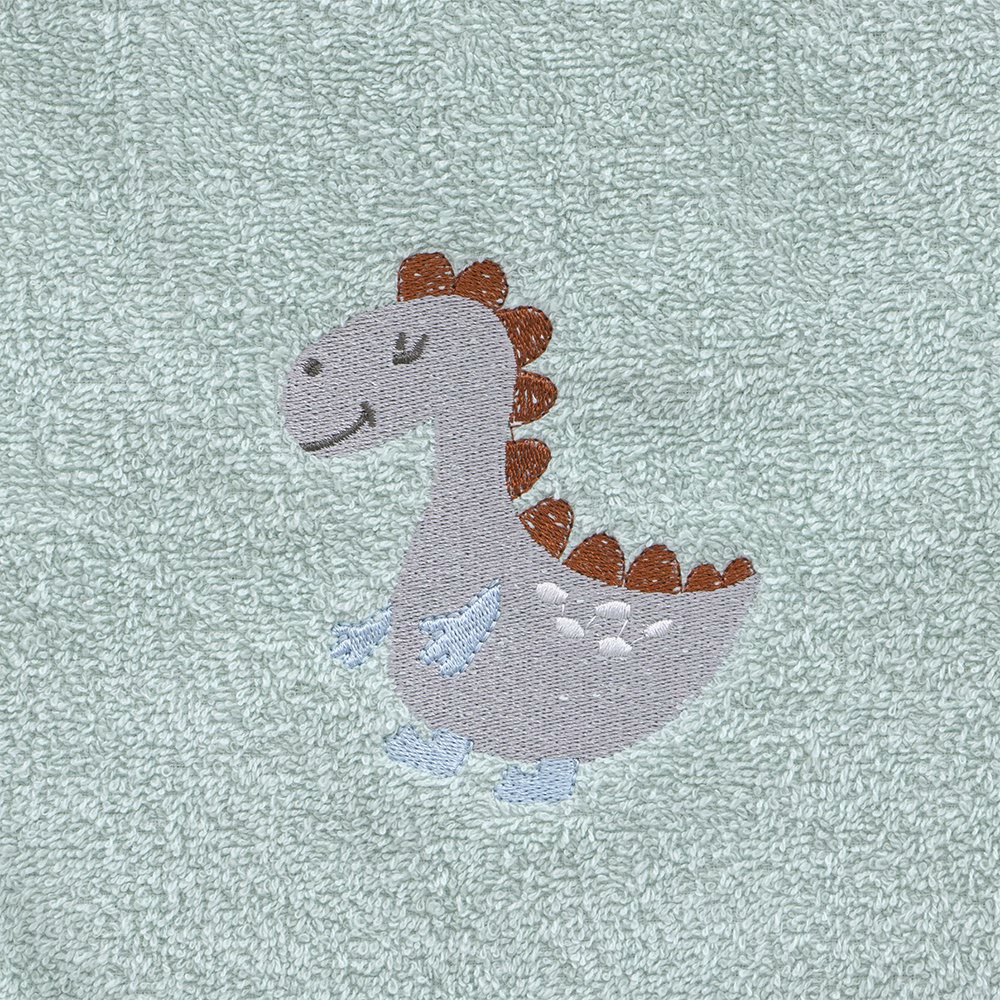 LINO Σετ Πετσέτες 2 Τεμαχίων Κεντητές Lagarto Μέντα