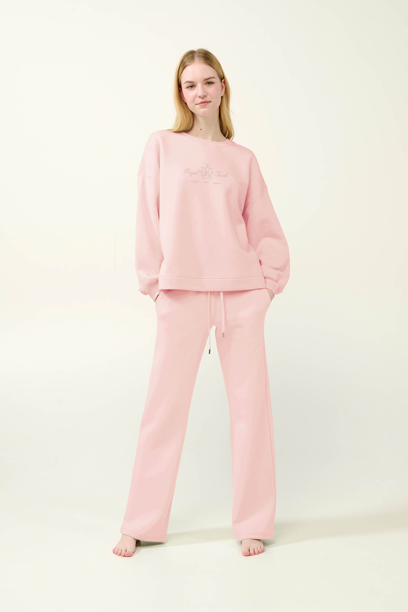 Γυναικεία Φούτερ Φόρμα με Μανσέτες