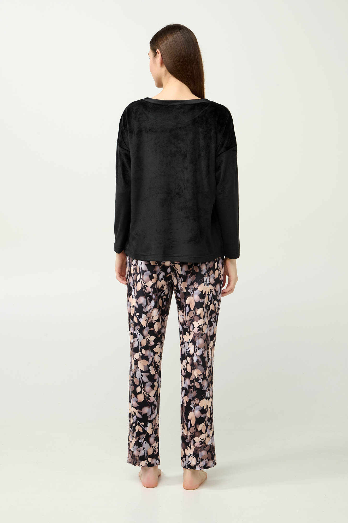 Γυναικείο Velvet Σετ Σπιτιού