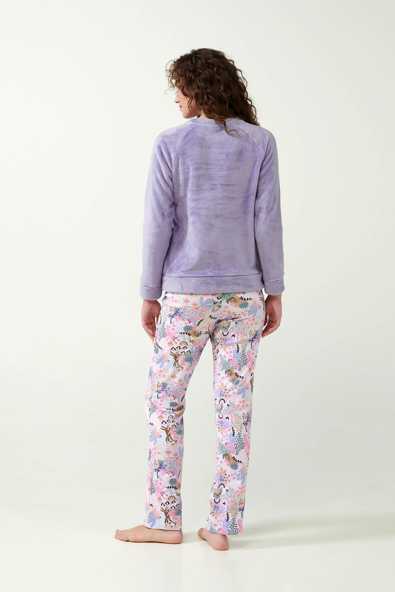 Πυτζάμα Interlock με Fleece Μπλούζα