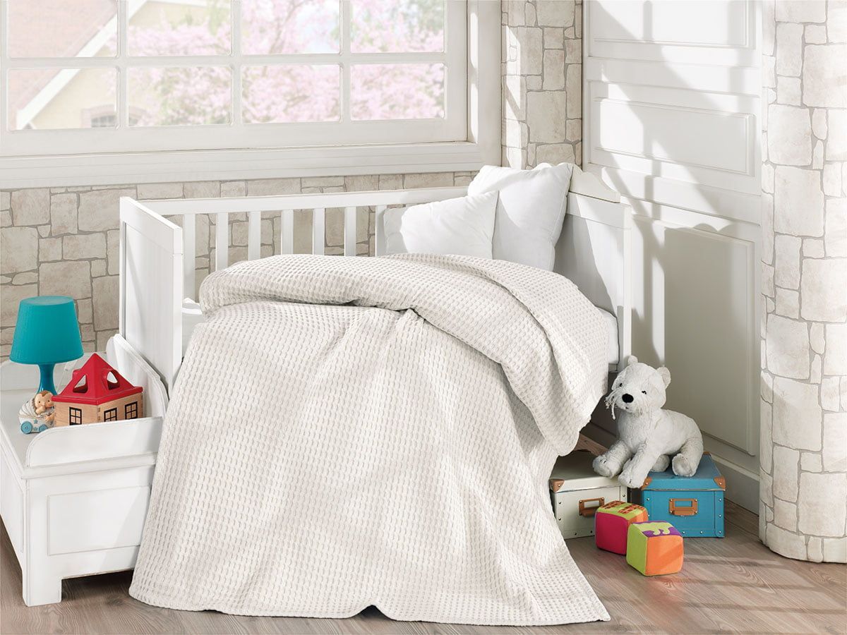 Beauty Home Κουβέρτα πικέ σε 4 χρώματα Art 5116 120x160