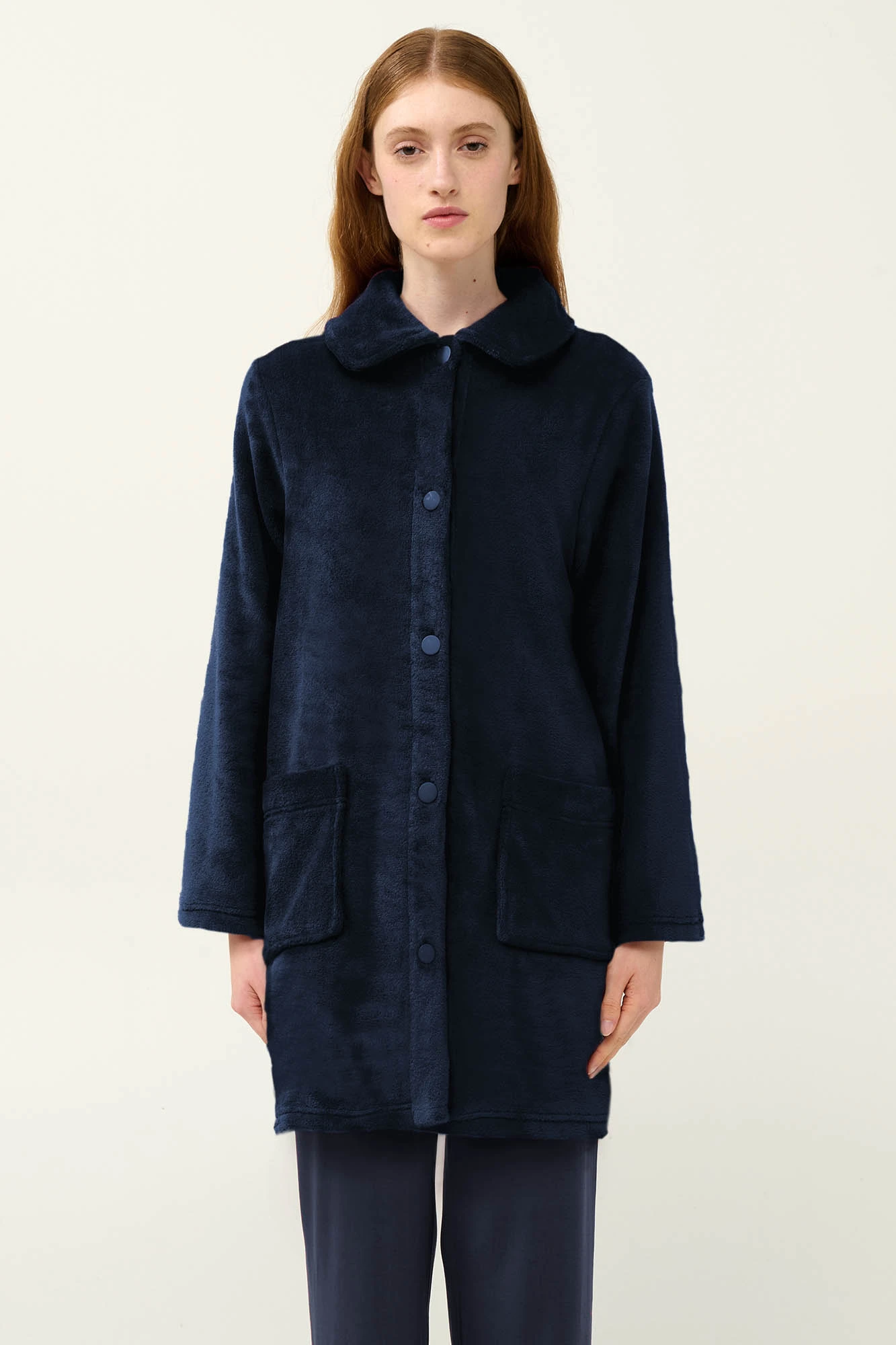 Γυναικεία Κουμπωτή Fleece Ρόμπα