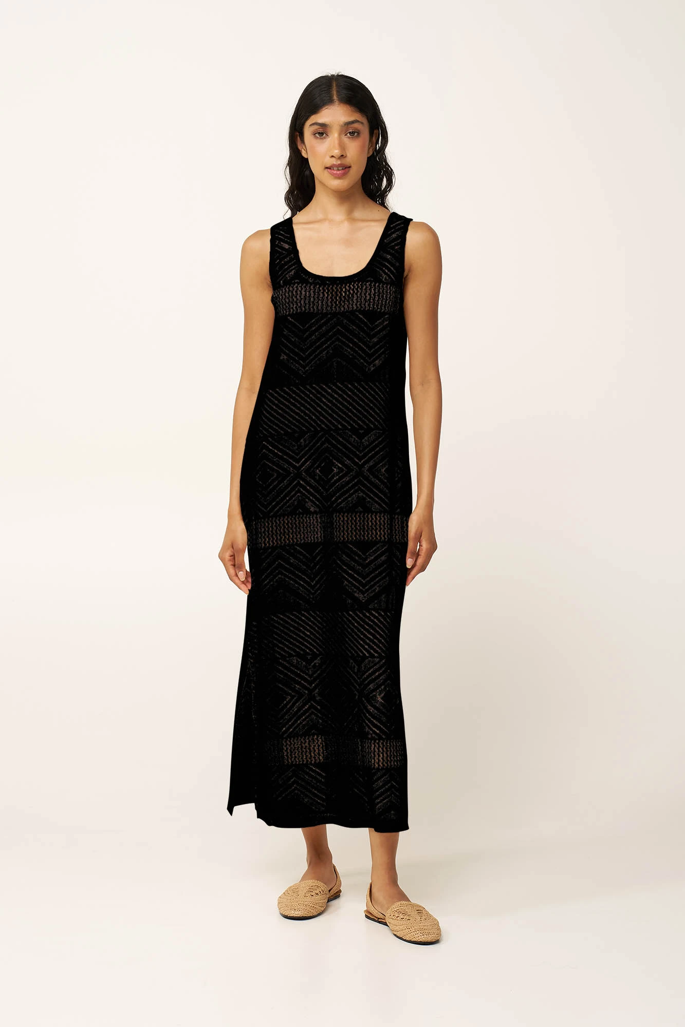 Maxri Jacquard Καλοκαιρινό Φόρεμα