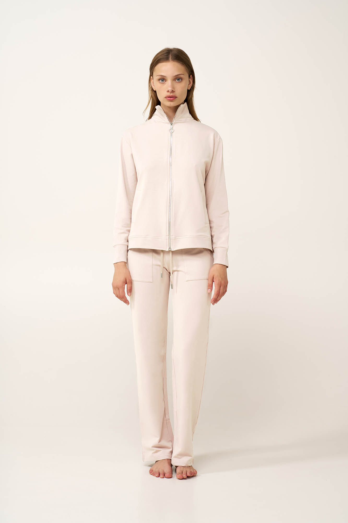 Γυναικεία Ζακέτα Φούτερ με Φερμουάρ