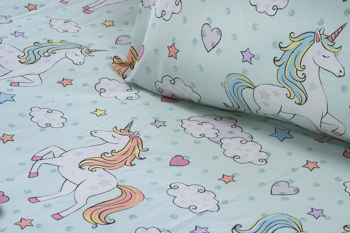 Beauty Home Σετ σεντόνια μονά Candy Art 6327 170x265 Μέντα