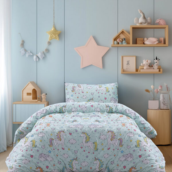 Beauty Home Σετ σεντόνια μονά Candy Art 6327 170x265 Μέντα