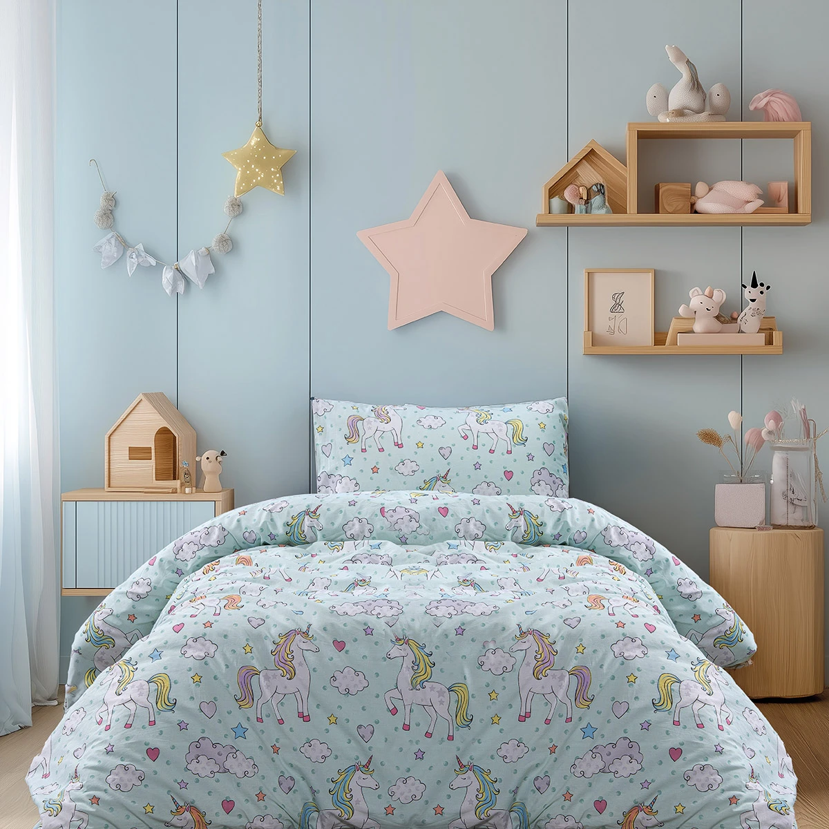 Beauty Home Σετ σεντόνια μονά Candy Art 6327 170x265 Μέντα